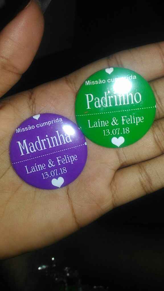 Lembrança dos padrinhos e outros... - 1