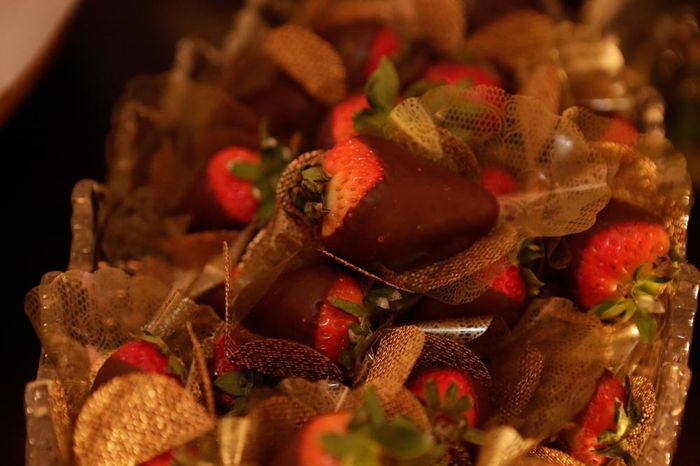 Brigadeiro com morango