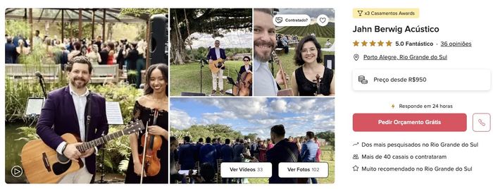 📍Os melhores fornecedores para o seu casamento no Rio Grande do Sul 2