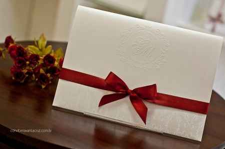 Convite de casamento