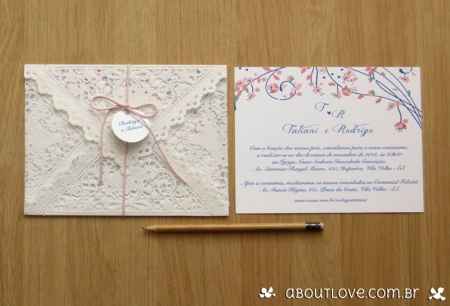 Convite de casamento
