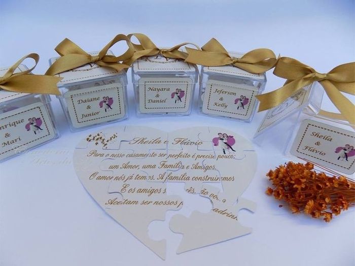 Convites para padrinhos