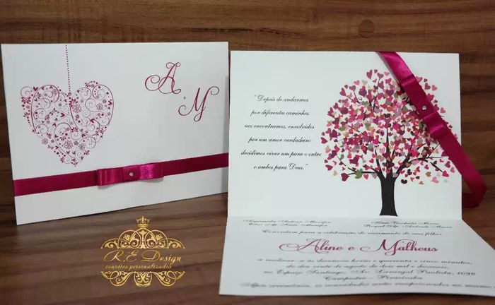  Convite de casamento - 3