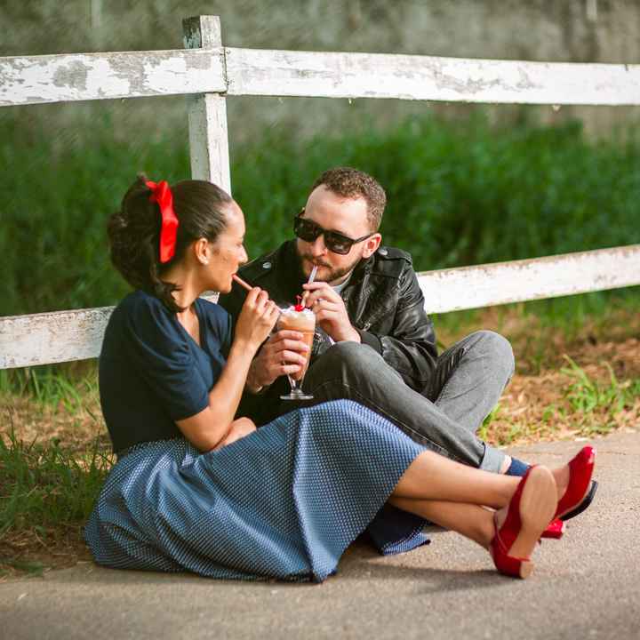 Meu Pre Wedding: Anos 50 vs 2021 😊 - 2