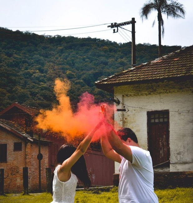 Ensaio holi powder