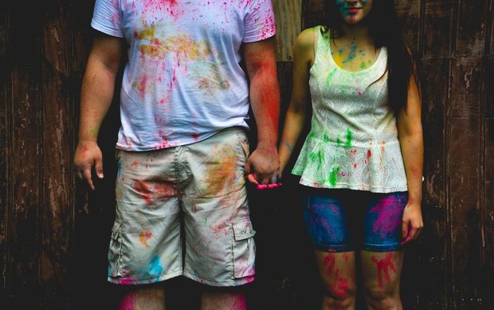 Ensaio holi powder