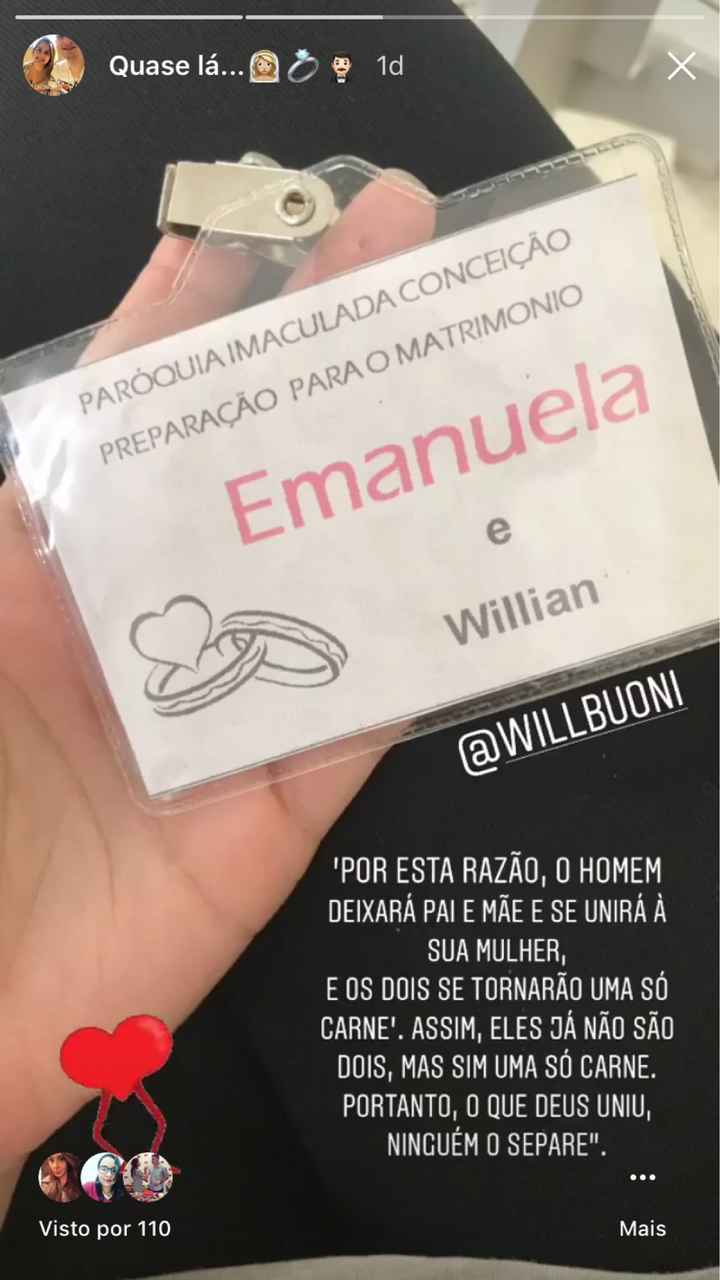 Curso de noivos 👰🏼💍🤵🏻 - 2