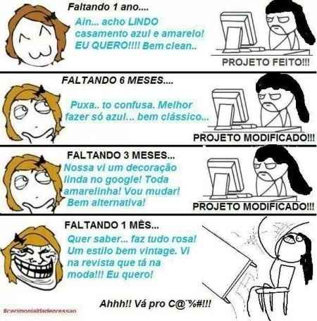 Mulher casando.