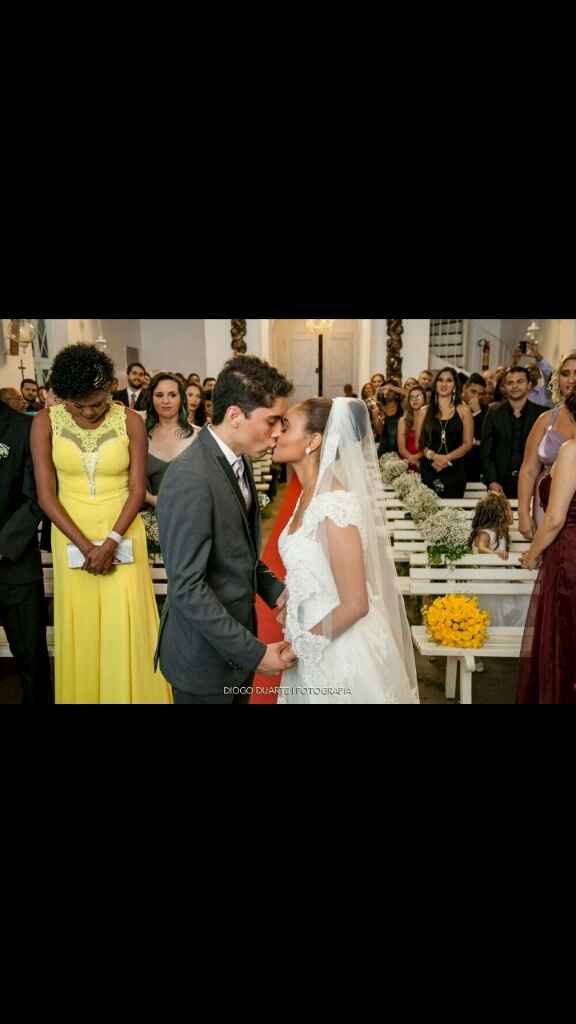 Qual a sua primeira foto de casados? - 1