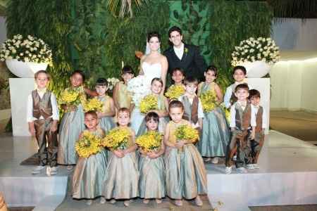 Entre Pajem e Damas noiva inova e escolhe 15 crianças