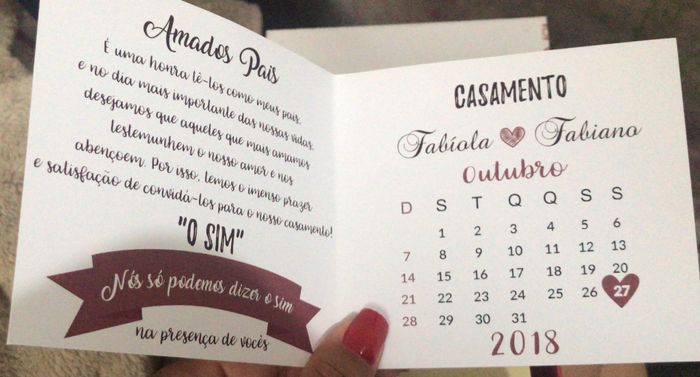 Caixa convite dos pais prontas. 4