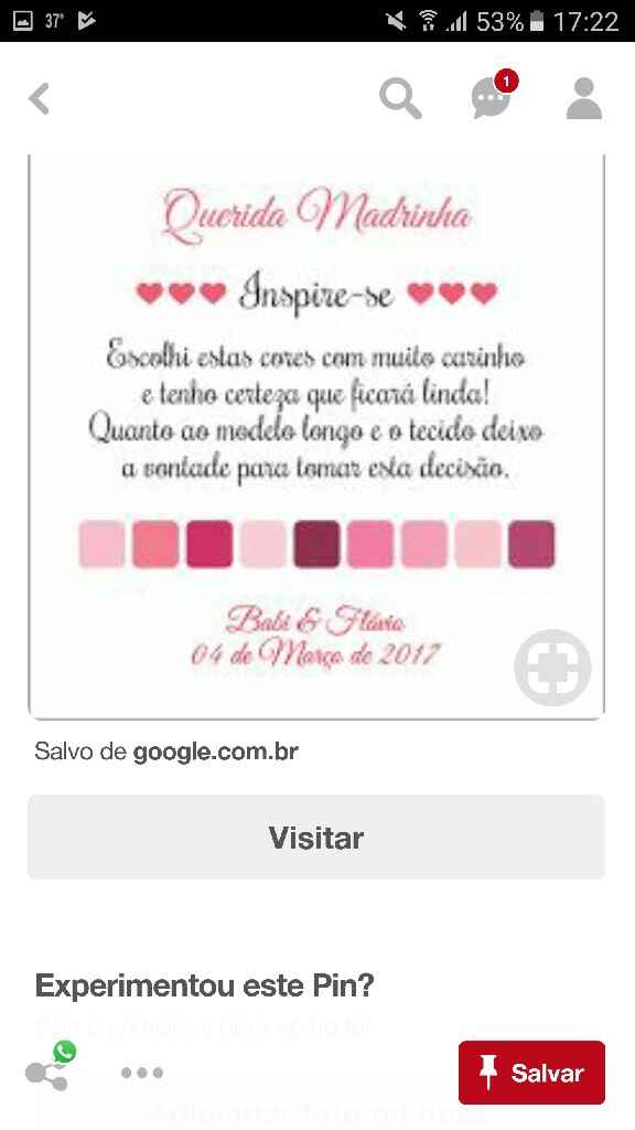  Vestido das madrinhas...... padrão????? - 1