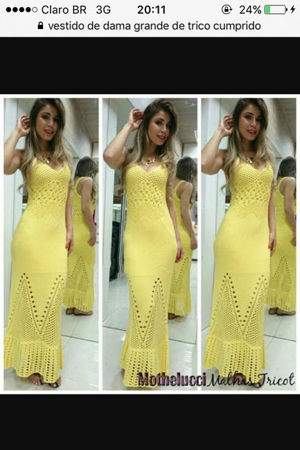 Vestidos da minhas damas grande mais não sei qual é melhor - 2