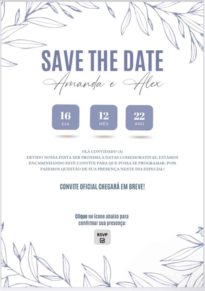 save the date - 1