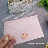 convites de casamento com Transparência - 2
