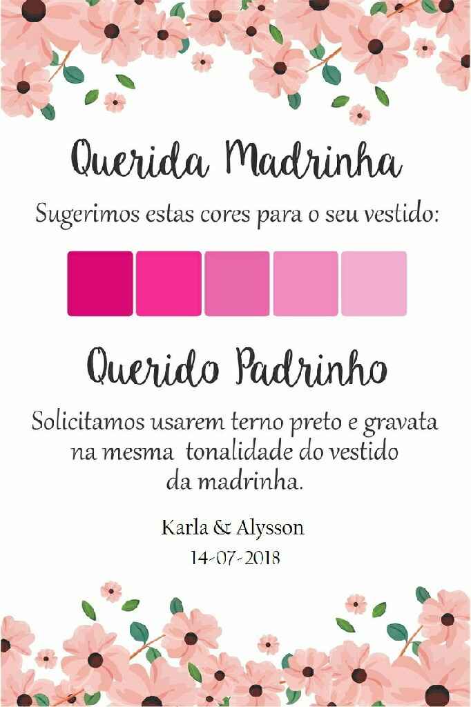  Vestido das madrinhas: padronizar ou não? - 1