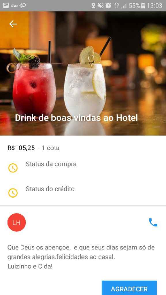 Meu primeiro presente Icasei. - 2