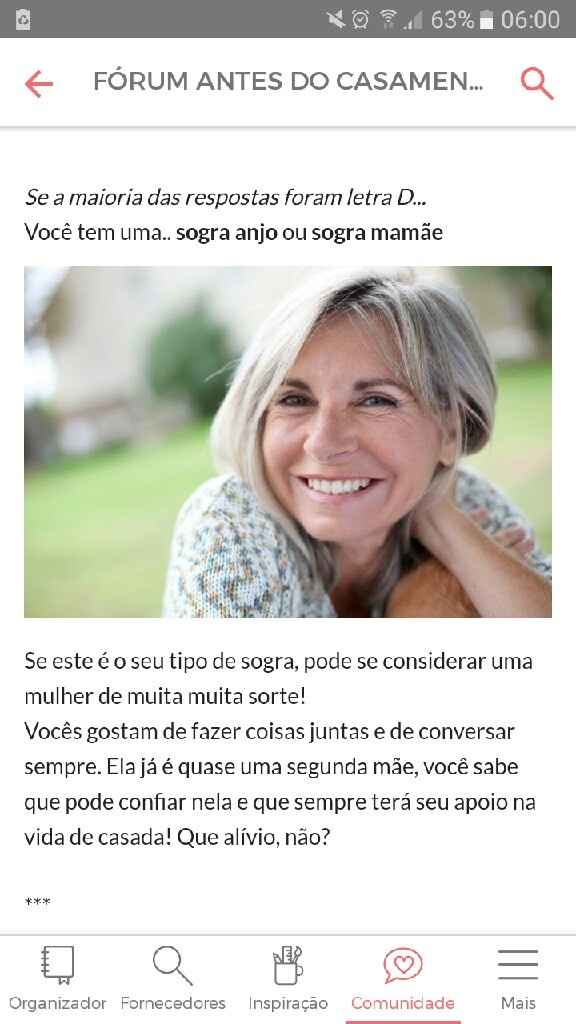 Tenho uma sogra anjo *-* - 1