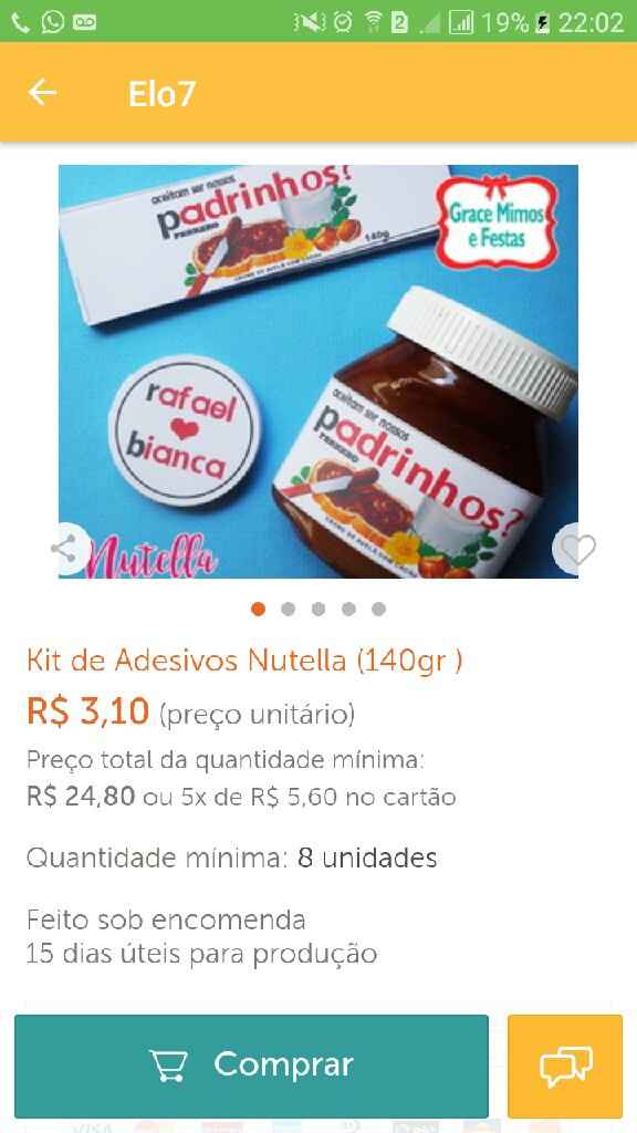 Convite padrinhos-  opinião! - 1