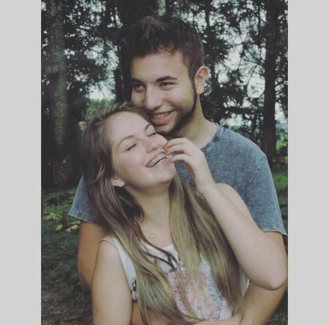 Primeira foto com o amor - 1
