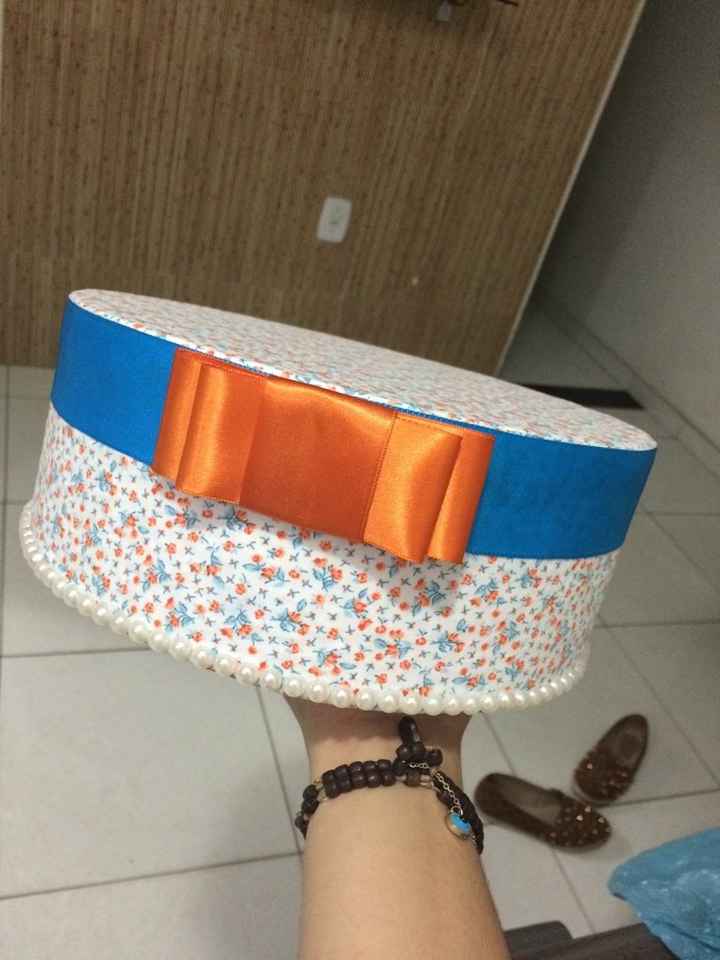 Parte do meu bolo fake - cha de cozinha - 1