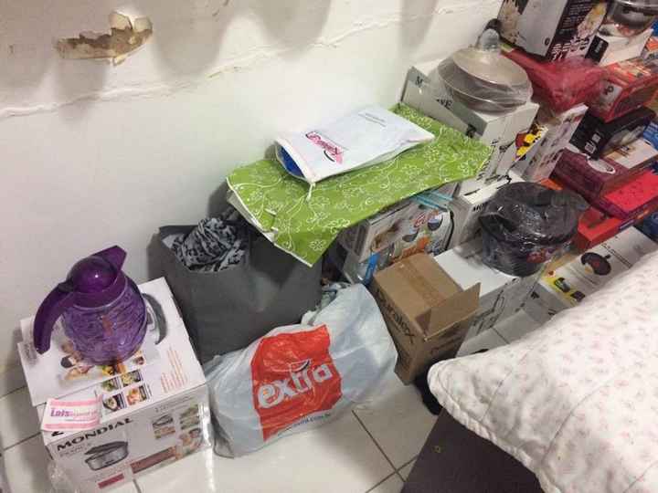 uma parte dos presentes