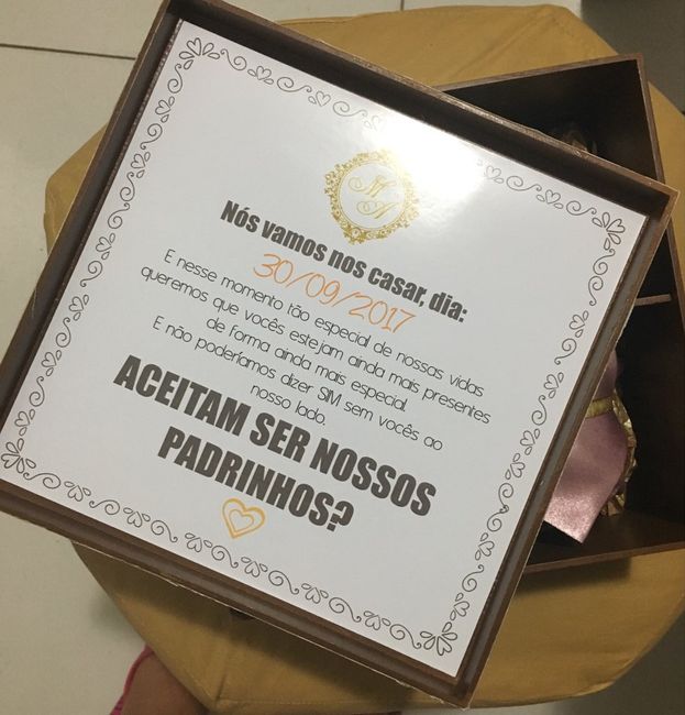 Convite dos padrinhos prontos uhu - 3