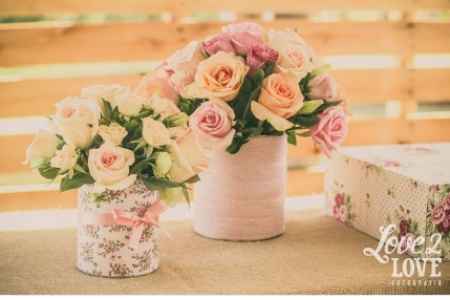 13 centros de mesa para um casamento simples - 2