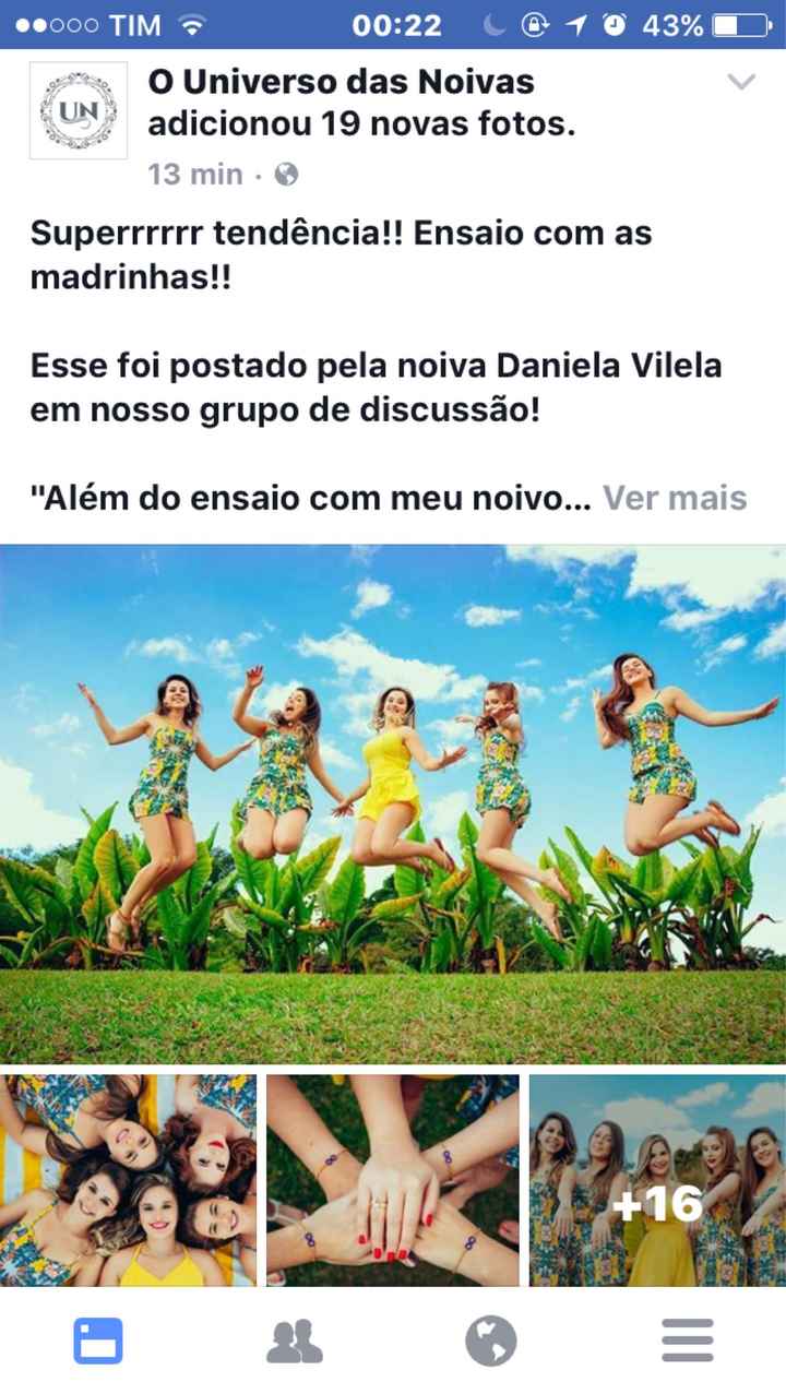 Ensaios com madrinhas - 1