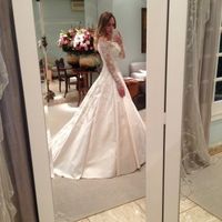 Vestido de noiva princesa, estilo bufante. - 1