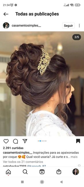 Amigas me ajudem com penteado que combina com vestido princesa. 5