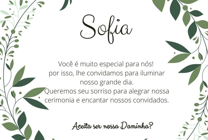 Convites pagens e daminhas editaveis 1
