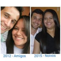Meu noivo e eu: foto de antes e depois :) - 1