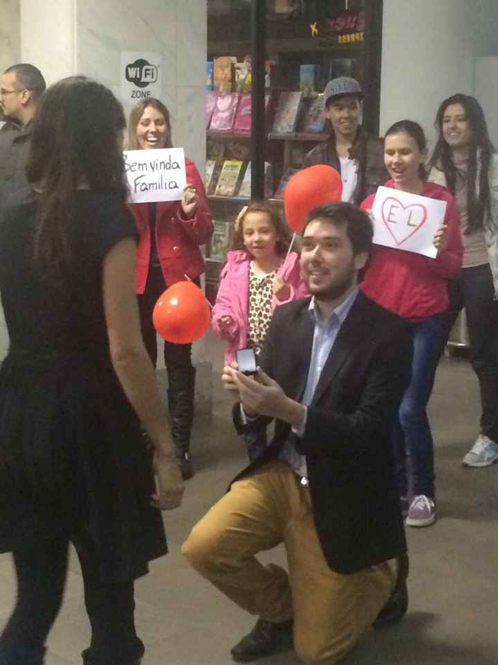 Pedido surpresa no aeroporto