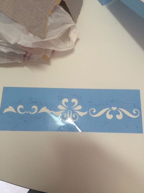 Molde para desenho da caixa
