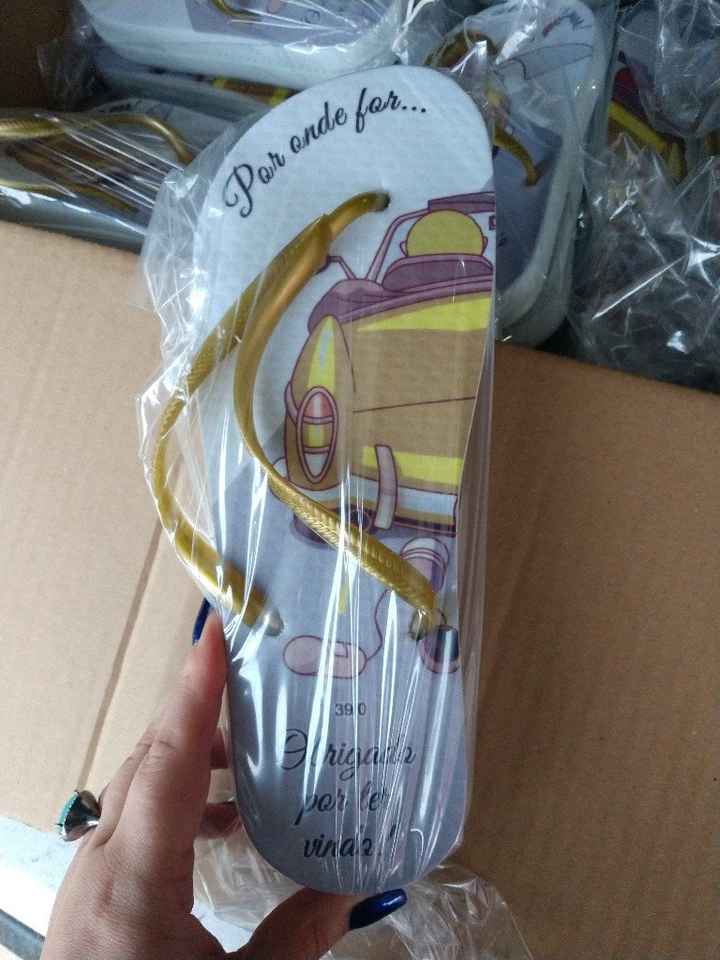 Chegaram os chinelos :d - 1
