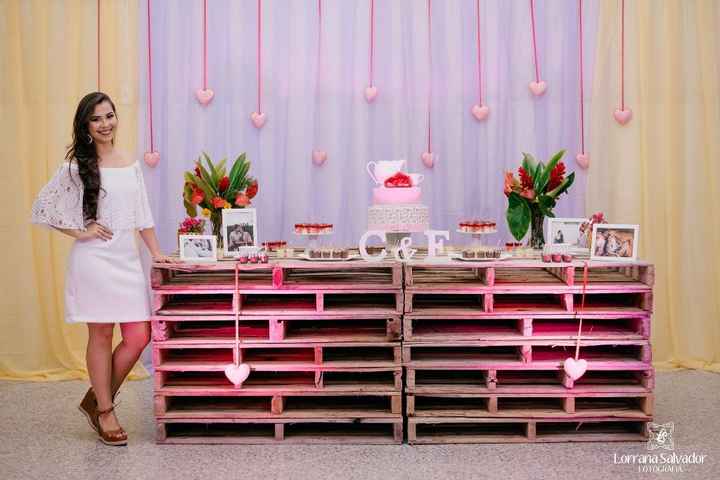 Decoração do Chá.