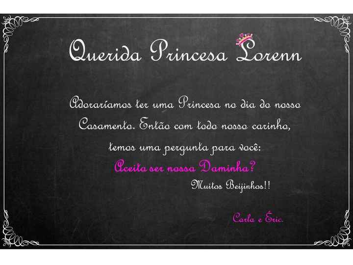 Convite da daminha diy #vemver 😍 - 1