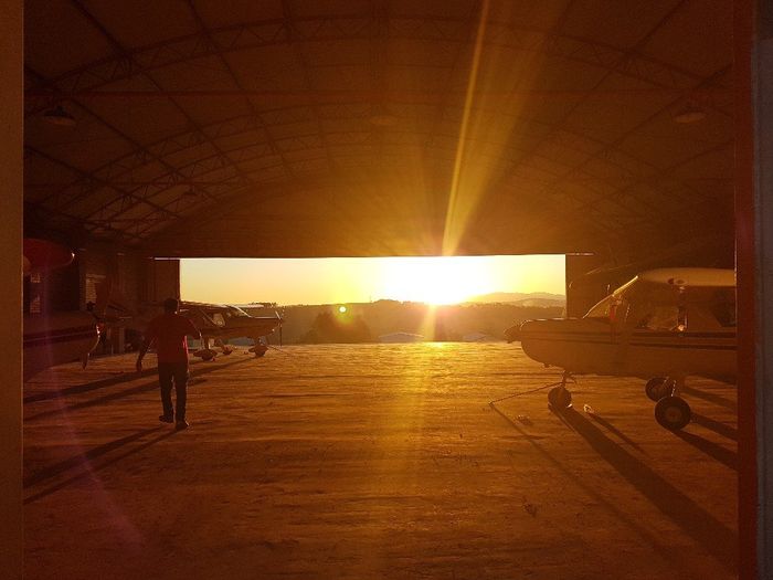 garagem dos aviões 