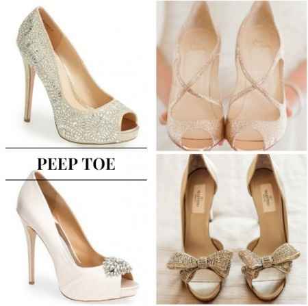 Sapatos Peep Toe