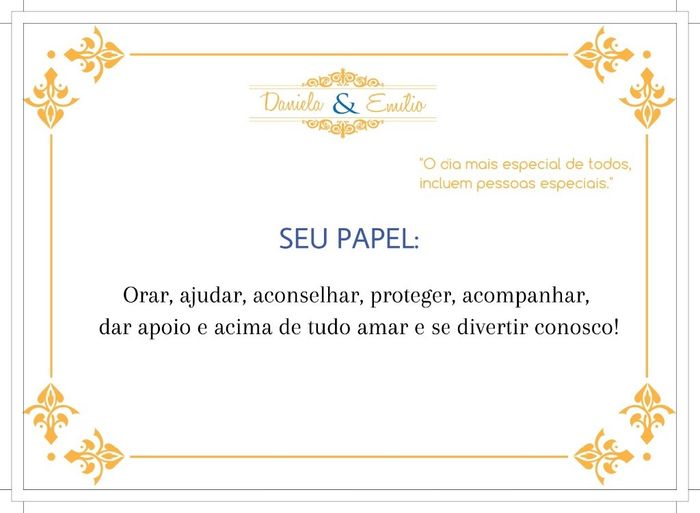 Padrinho/Madrinha