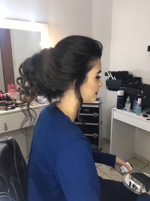 Teste de make e penteado - 5
