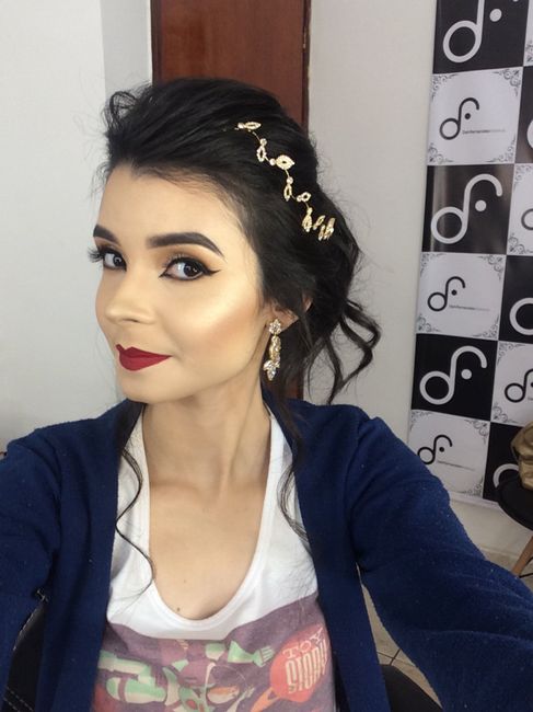 Teste de make e penteado - 6