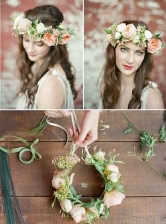 Penteado com flores - 6
