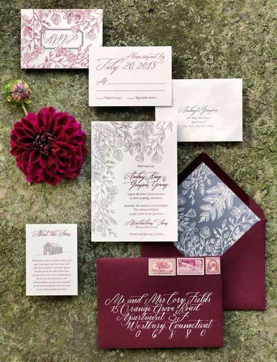 Convites de casamento para se inspirar. - 5