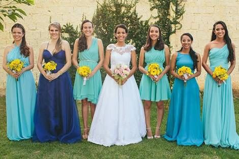 Qual cor de vestido para as madrinhas - 4