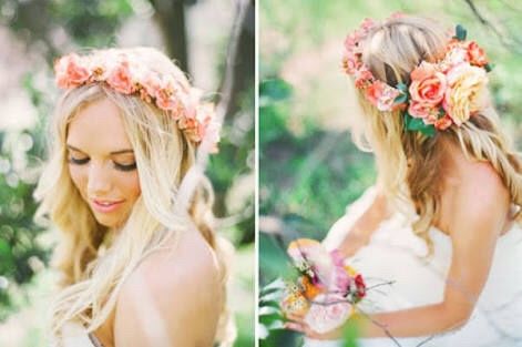 Penteado com flores - 5