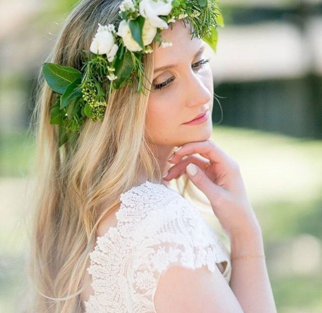 Penteado com flores - 13