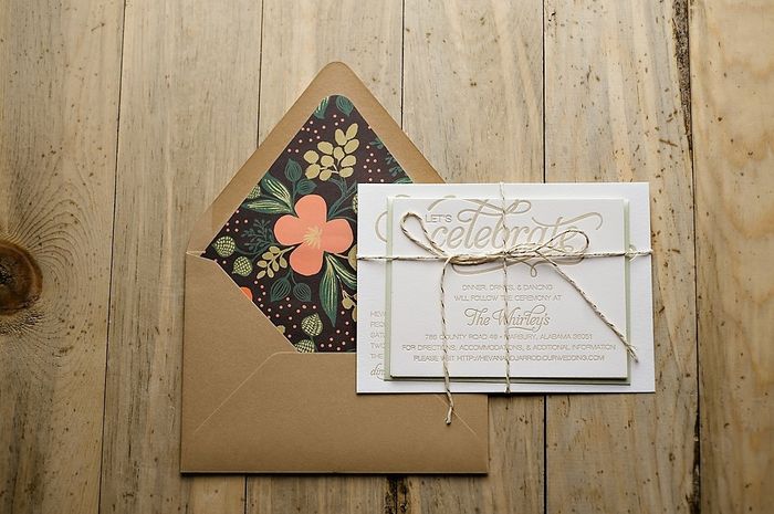 Convites de casamento para se inspirar. - 3