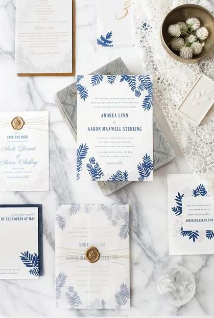 Convites de casamento para se inspirar. - 21